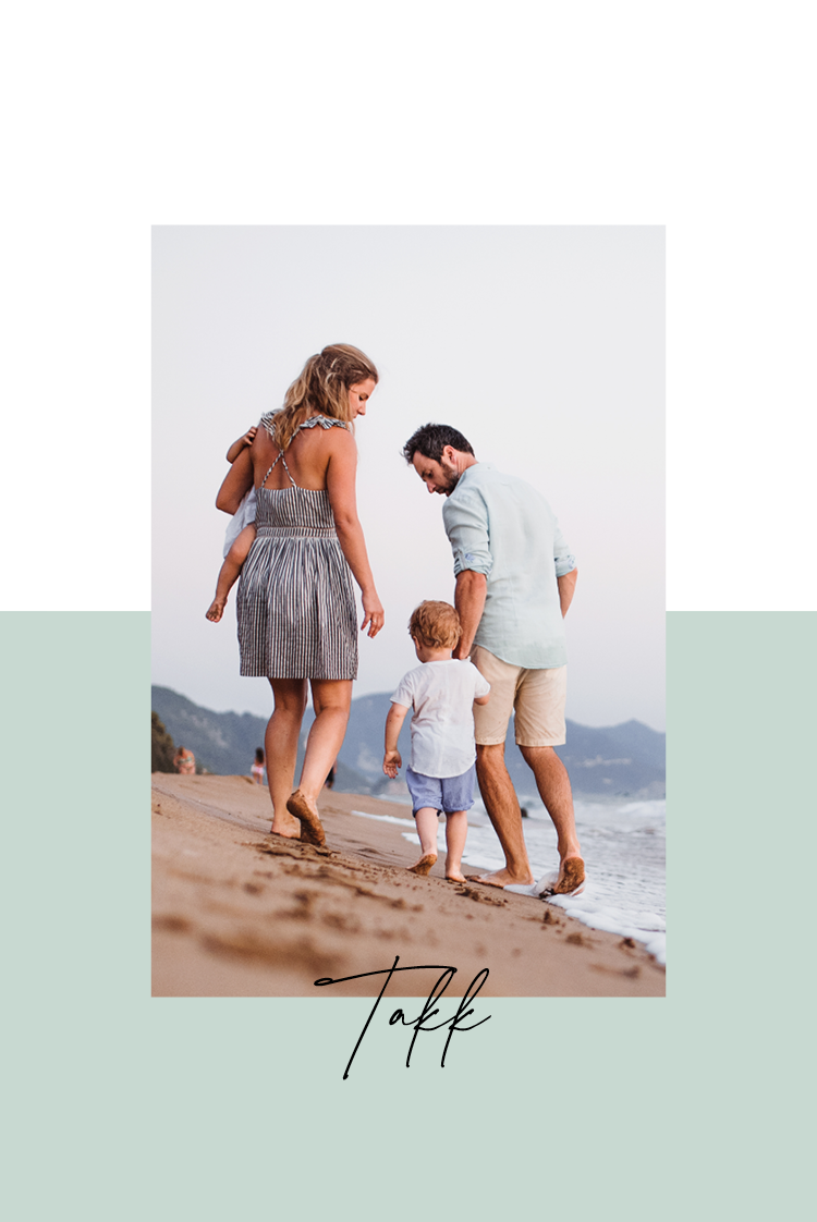 Takkekort — Grønn takk