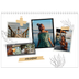 Fotokalender A4 dobbel (30 x 40 cm) — Scrapbook stil [kalender-forside]
