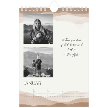 Fotokalender A5 — Velvære-sitater