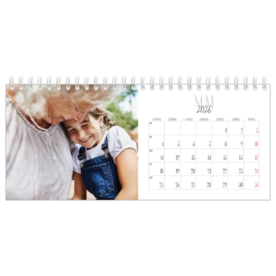 Bordkalendere — Flere fonter [kalender-forside]