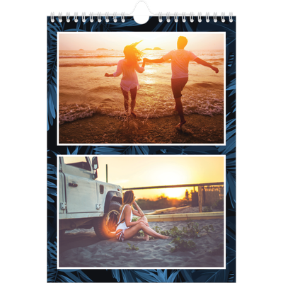 Fotokalender A4 (20 x 30 cm) — Botanisk stil [kalender-forside]