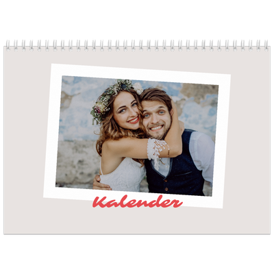 Fotokalender A4 dobbel (30 x 40 cm) — Signert trykk [kalender-forside]