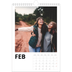 Fotokalender A4 (20 x 30 cm) — Hvit kalender [Februar]