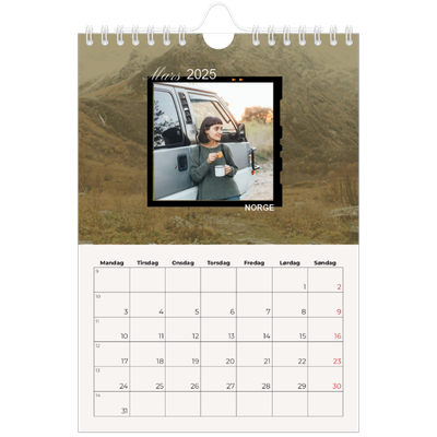 Fotokalender A5 — Eventyrlyst [Mars]