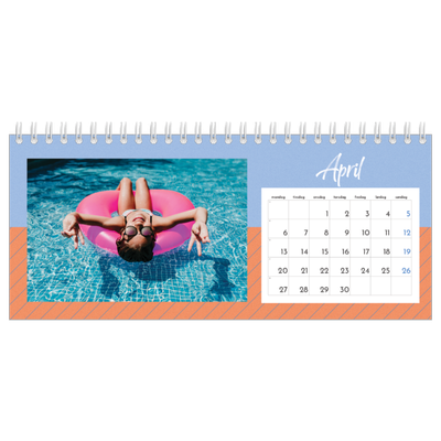 Bordkalendere — Fargerik kalender [April]