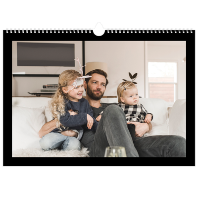 Fotokalender A3 — Svart ramme [kalender-forside]
