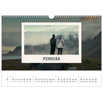 Fotokalender A3 — Portrettredigeringen [Februar]