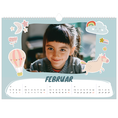 Fotokalender A3 — Magisk regnbue [Februar]