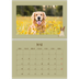 Fotokalender A4 dobbel (30 x 40 cm) — Leken valp [kalender-forside]