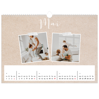 Fotokalender A3 — Scrapbook kalender [kalender-forside]