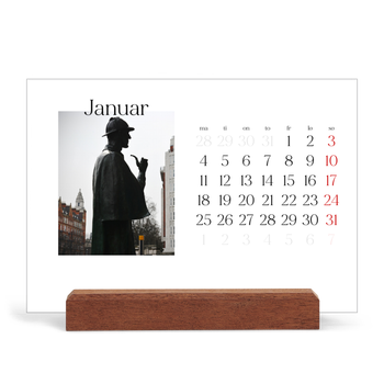Bordkalender med trestativ - Liggende — Min reiseskildring