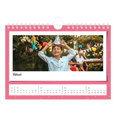 Fotokalender A5 — Fargerike minner [Februar]