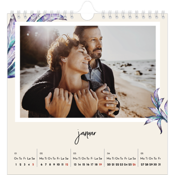 Fotokalender Kvadratisk — Malte blomster