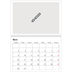 Fotokalender A4 dobbel (30 x 40 cm) — Design selv [Mars]