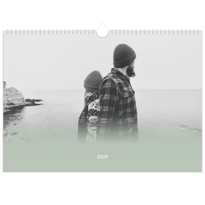 Fotokalender A3 — Grønn gradering [kalender-forside]