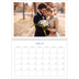 Fotokalender A4 dobbel (30 x 40 cm) — Klassisk kobolt [Februar]