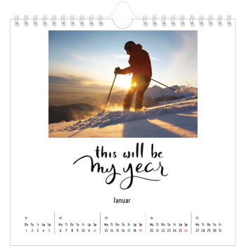 Fotokalender Kvadratisk — Sitater