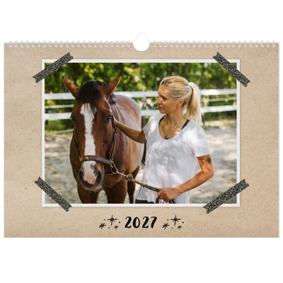 Fotokalender A3 — Washi tape [kalender-forside]