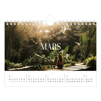 Fotokalender A5 — Endeløs flukt [Mars]