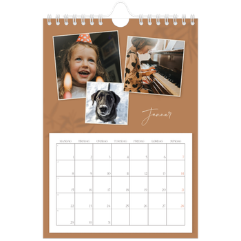 Fotokalender A5 — Jordnært design