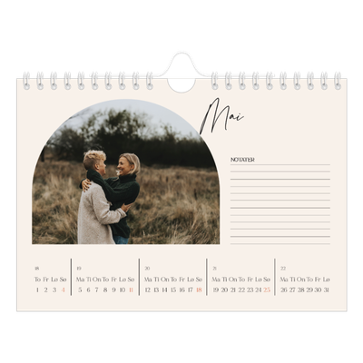 Fotokalender A5 — Buet bilderamme [kalender-forside]