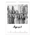 Fotokalender A4 (20 x 30 cm) — Håndskrevet [April]