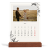 Bordkalender med trestativ - Stående — Blekk & blomst [kalender-forside]