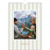Fotokalender A4 (20 x 30 cm) — Skrift og striper [kalender-forside]