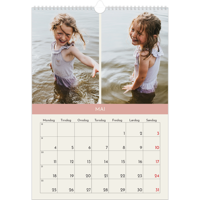 A3 Månedskalender — Pastellkapitler [kalender-forside]