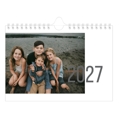 Fotokalender A5 — Tall for måned [kalender-forside]
