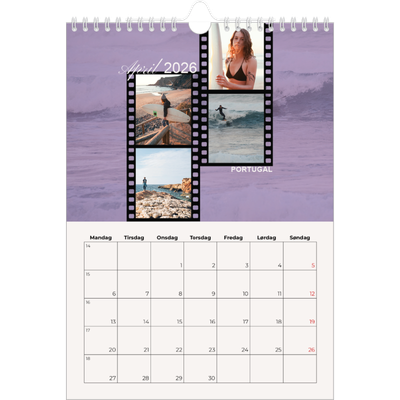 Fotokalender A4 (20 x 30 cm) — Eventyrlyst [April]