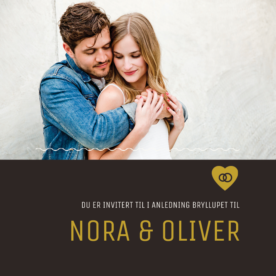 Invitasjoner — Mørk minimal