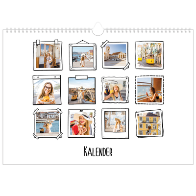Fotokalender A3 — Albumøyeblikk [kalender-forside]