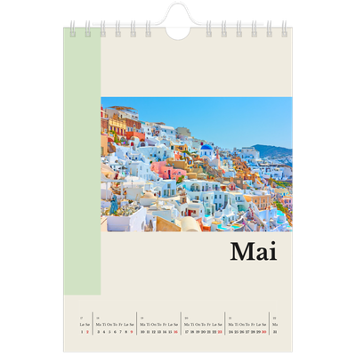 Fotokalender A5 — Verdens severdigheter [Mai]