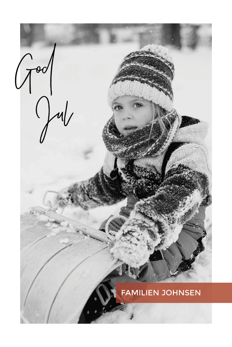 Fotokort — Rødt bånd