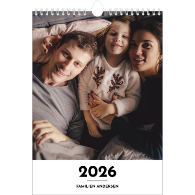 Fotokalender A4 (20 x 30 cm) — Bokstav i fokus [kalender-forside]