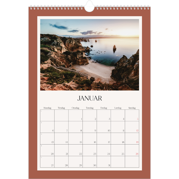 Fotokalender A3 — Klassiske farger