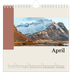 Månedskalender kvadratisk — Verdens severdigheter [April]