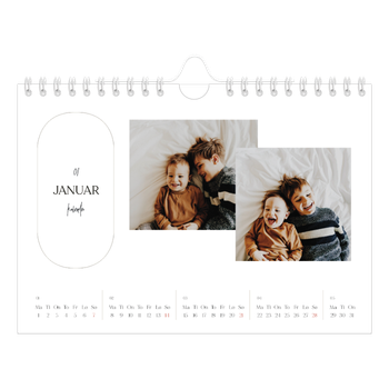 Fotokalender A5 — Planleggeren