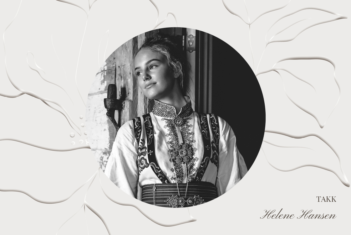 Takkekort — Pregede blomster