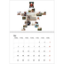 Fotokalender A4 dobbel (30 x 40 cm) — Collage shapes [kalender-forside]