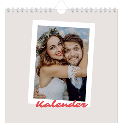 Månedskalender kvadratisk — Signert trykk [kalender-forside]
