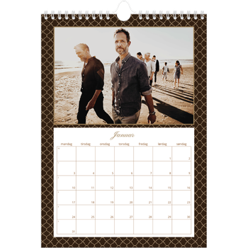 Fotokalender A4 — Geometrisk mønster