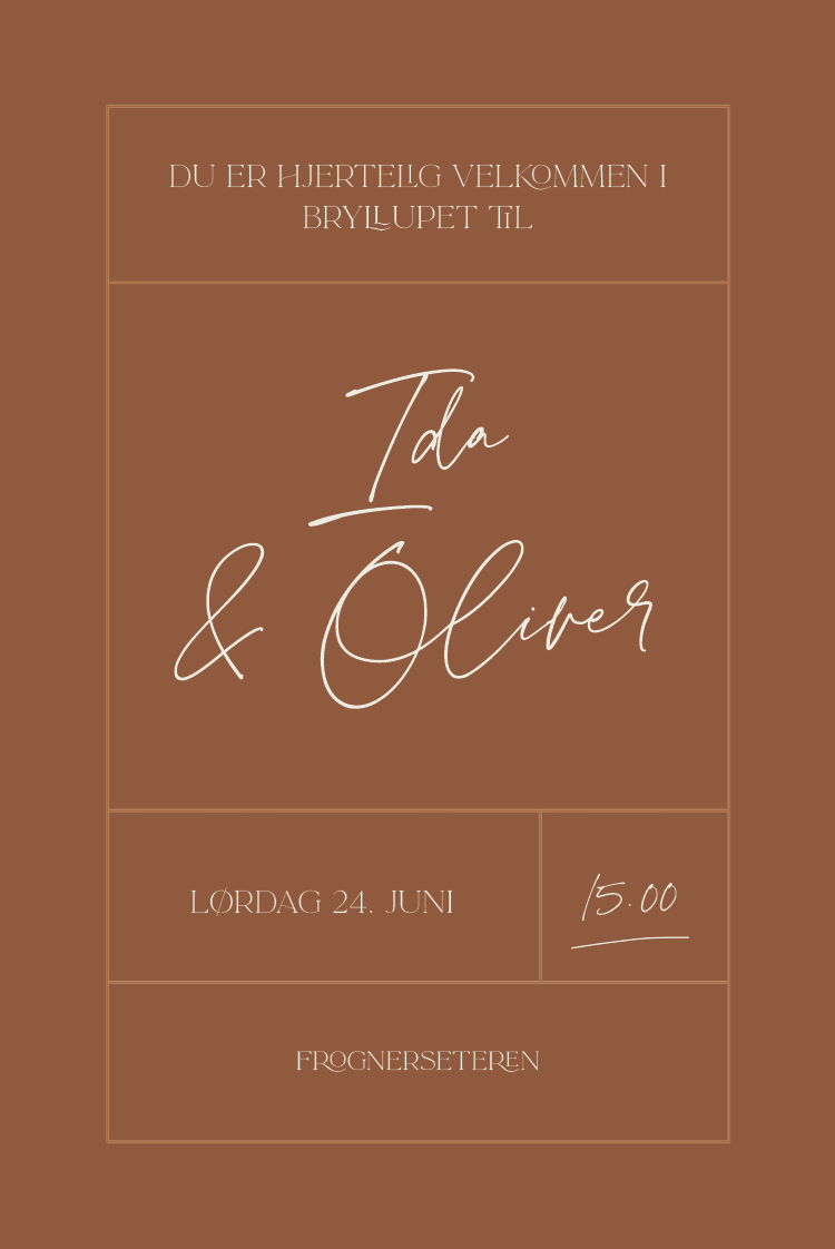 Invitasjoner — Jordnært design