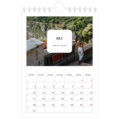 Fotokalender A5 — Den fulle historien [Mai]