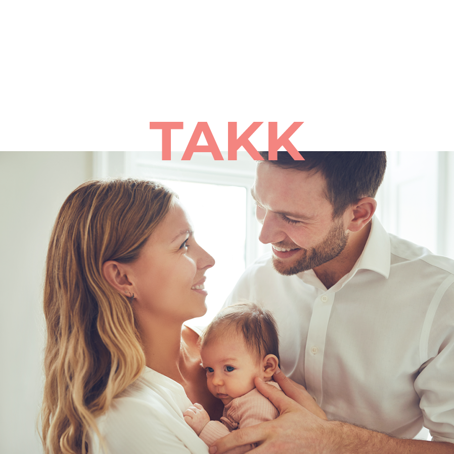 Takkekort — Det er en jente