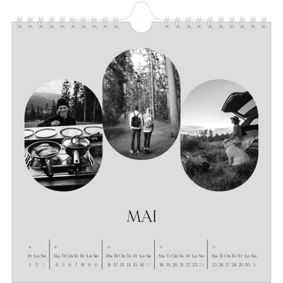 Månedskalender kvadratisk — Den åpne veien [kalender-forside]