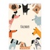 Fotokalender A5 — Hundepoter og kruseduller [kalender-forside]