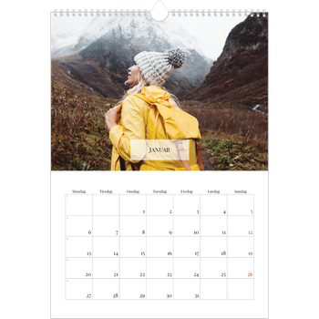 Fotokalender A3 — Klassisk kalender