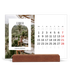 Bordkalender med trestativ - Liggende  — Den åpne buen [Februar]